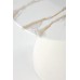 Patrizia βοηθητικό τραπεζάκι σαλονιού  O40/52 white marble/white 